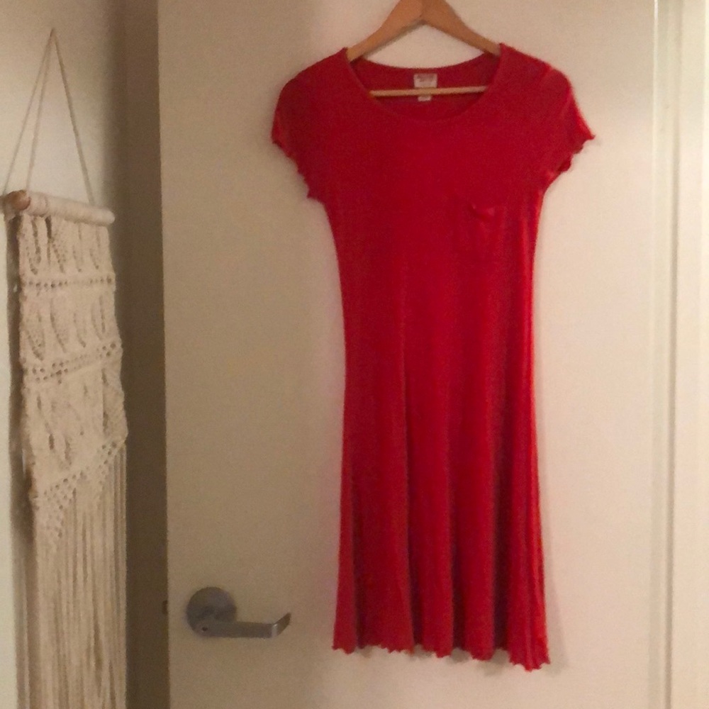 Red midi dress target
